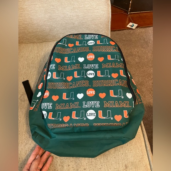 Miami hurricanes backpack - Picture 3 of 6